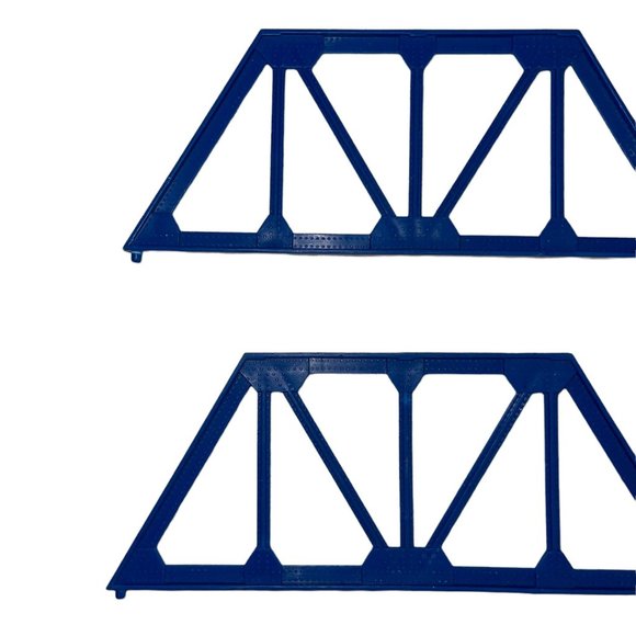 Thomas and Friends Blue Bridge Walls 2 Pieces 2009 Guilane Mattel Train Track - Picture 2 of 6